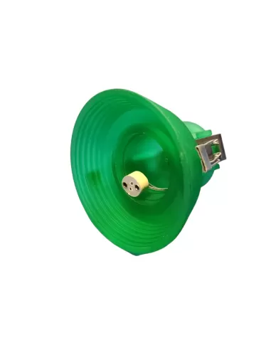 Fosnova 2206054200 Cristal1 0605 dicr50 12v gx5,3 verde con lámpara